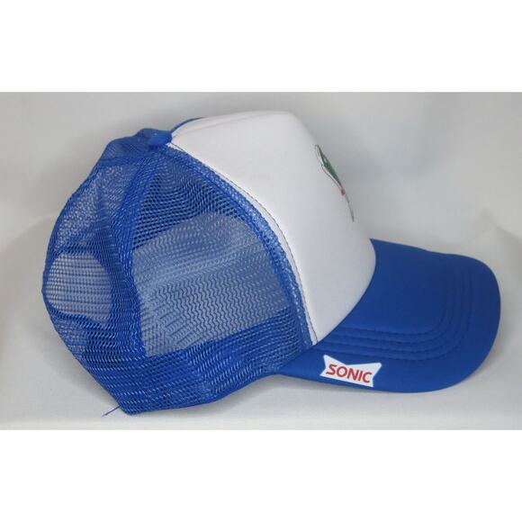 Sonic Drive In GRILLO'S PICKLES Hat Unreleased Promo Blue White Adjustable *NWOT - Picture 5 of 9